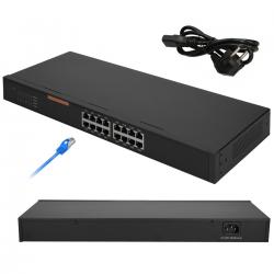 Commutateur de bureau Fast Ethernet Extralink Hexon Tk1016fx 16 ports