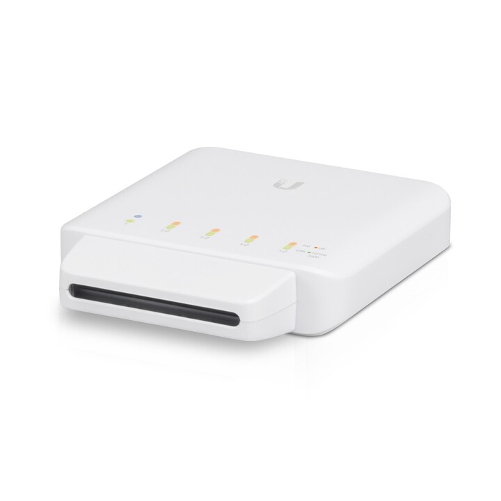 Ubiquiti Usw-flex Unifi Switch 5X Gigabit Ethernet (1X Entrada POE 4X Salida Poe) 46W Paquete de 3