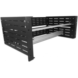 19 DIN Rail Bracket 4U, black