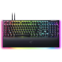 Razer Mechanical Gaming Keyboard BlackWidow V4 Pro Gaming Keyboard 5052 Aluminum Alloy Top Case; 5 dedicated macro keys; 3 dedi
