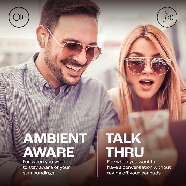 JBL Wave Beam Or - Ecouteurs Bluetooth