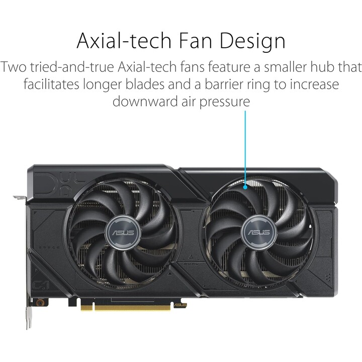 Asus Dual RX7700XT-o12G Amd Radeon RX 7700 Xt 12GB GDDR6