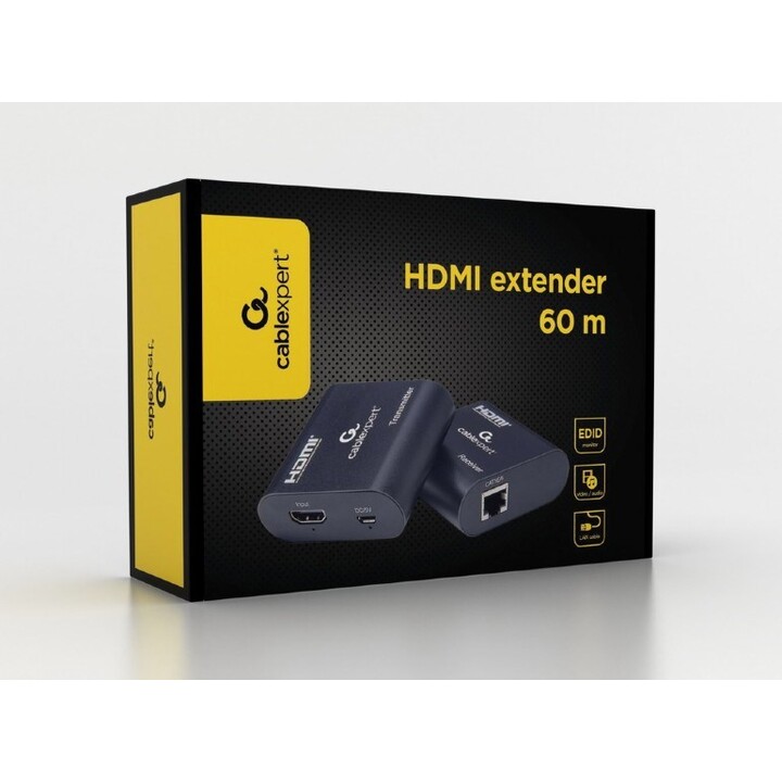 Gembird DEX-HDMI-03 Audio-/Video-Leistungsverstärker Schwarz