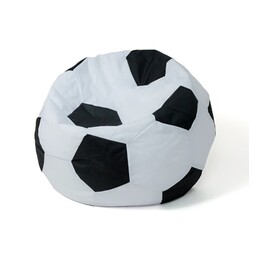 Borsa pouf Sako bianco-nero XL 120 cm