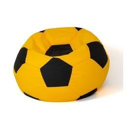 Sako pouffe football bag Yellow -black XL 120 cm