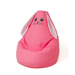 Sako Rabbit pouf bag pink L 105 x 80 cm