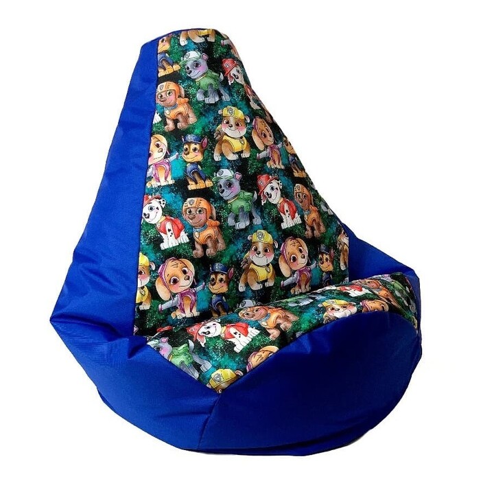 Sac Sako pouffe Imprimé poire bleuet-PAW Patrol L 105 x 80 cm