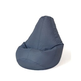 Sako Tasche pouffe Birne grau XL 130 x 90 cm