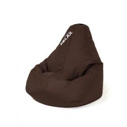 Sako bolso pouffe chocolate pera L 105 x 80 cm