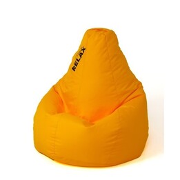 Saco pufe Sako Pêra amarelo L 105 x 80 cm