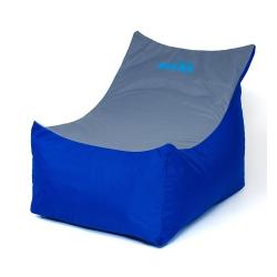 Sako bolsa pouffe Tron azul-gris XXL 140 x 90 cm