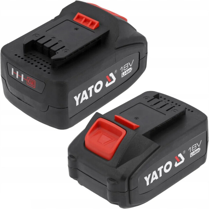Batería recargable YATO YT-828463, destornillador inalámbrico Voltaje 18 V, Tiempo de carga 2 horas