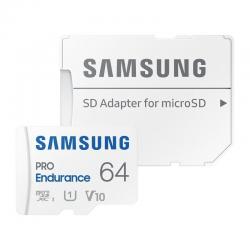 Samsung Pro Endurance 64 GB microSD XC-Speicherkarte mit Adapter / Klasse 10 / 100 MB
