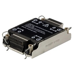 Supermicro SNK-P0077P computer cooling system Processor Heatsink/Radiator Black, Stainless steel
