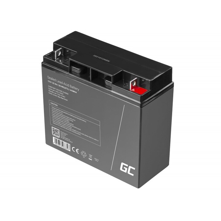Green Cell AGM54 batería de vehículos AGM (Separador de fibra de vidrio absorbente) 22 Ah 12 V