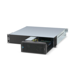 Sistema di espansione con scheda PCIe full-length a due slot Thunderbolt per montaggio su rack DV Echo