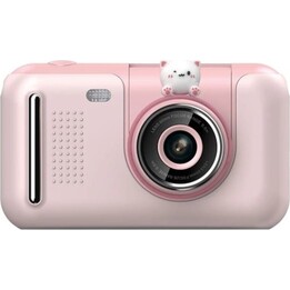 Câmera infantil S9 com Câmera Giratória Rosa - Câmera Digital para Crianças