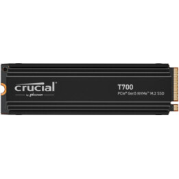 Crucial T700 4 TB PCIe 5.0 NVMe SSD mit Kühlkörper