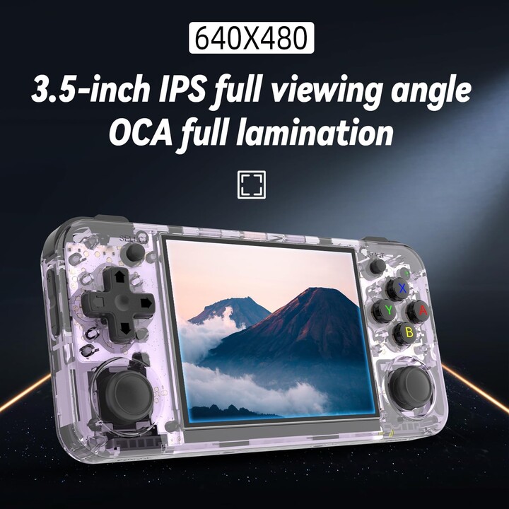 Anbernic RG35XX H 64GB Púrpura - Consola Retro Portátil