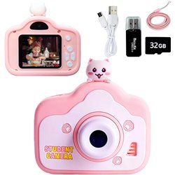 A9 Rosa - Câmera Digital Infantil