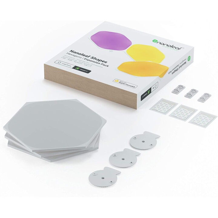 Nanoleaf | Shapes Hexagon - Expansion pack (3 panels) | 16M+ colors