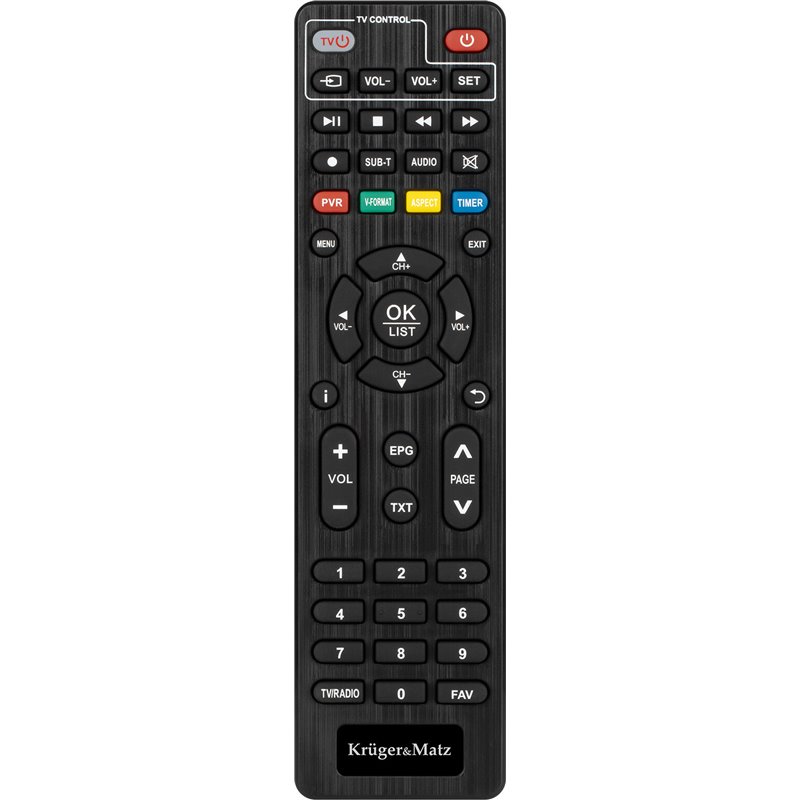 Kruger & Matz Mini Dekoder Dvb-T2 H.265 Hevc Km9999