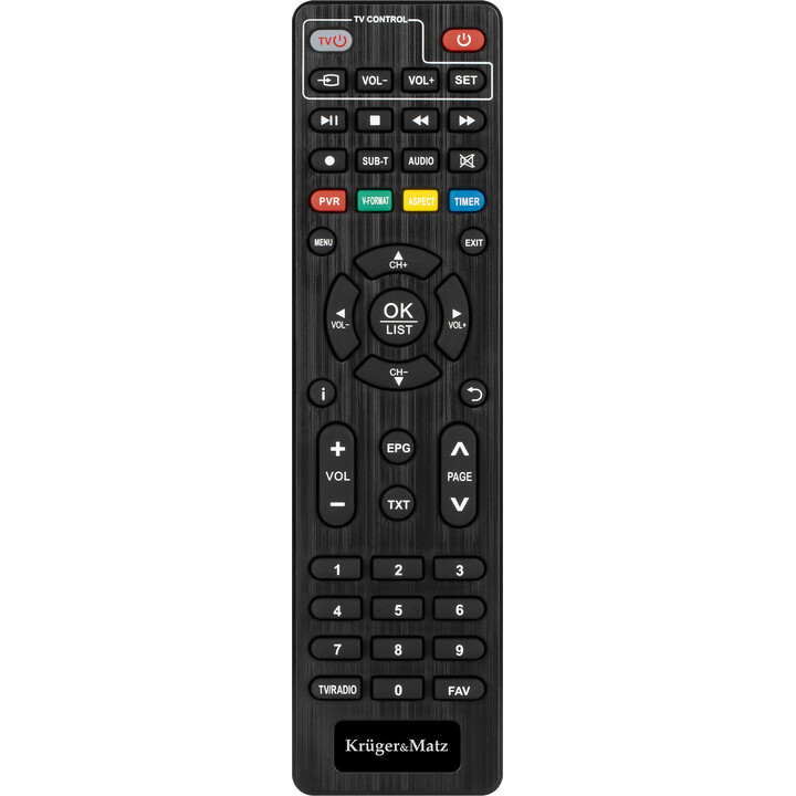 Kruger & Matz Mini Dekoder Dvb-T2 H.265 Hevc Km9999
