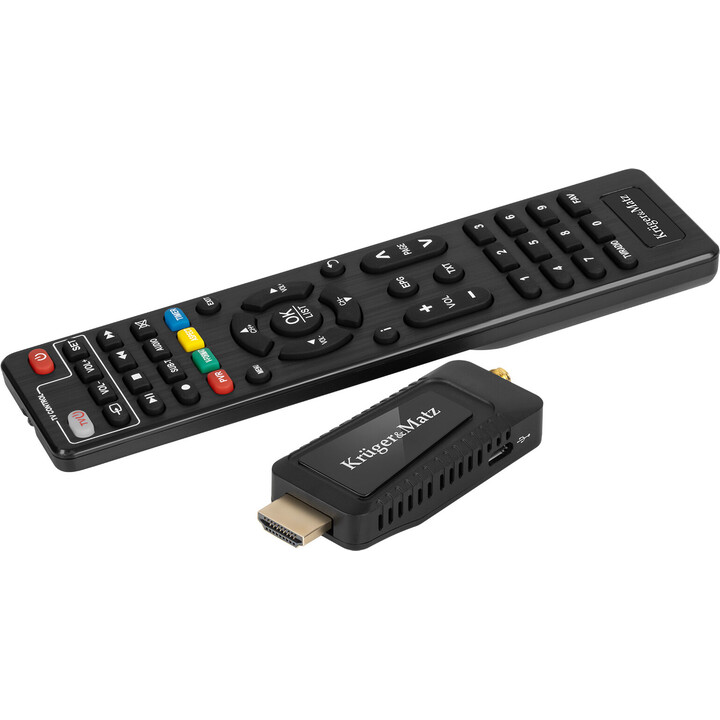 Kruger & Matz Mini Dekoder Dvb-T2 H.265 Hevc Km9999