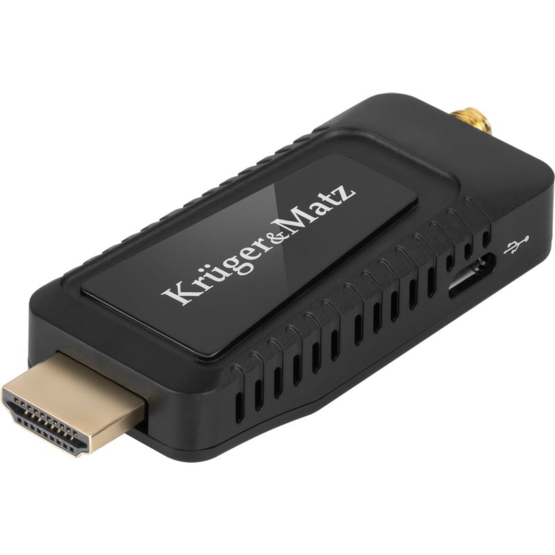 Kruger & Matz Mini Dekoder Dvb-T2 H.265 Hevc Km9999