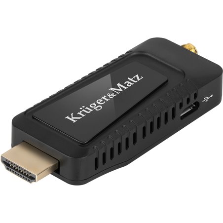 Kruger & Matz Mini Dekoder Dvb-T2 H.265 Hevc Km9999