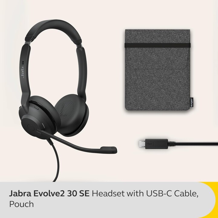 Jabra Evolve2 30 SE MS Stereo - headse