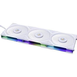 Pacote de ventiladores Lian Li Series Uni Fan Tl de 3 120 mm branco