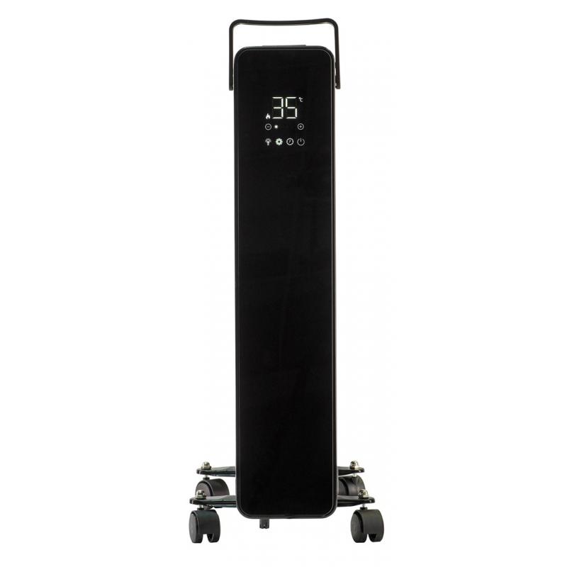 Calentador de aceite eléctrico 2500W Wi-Fi Negro 11