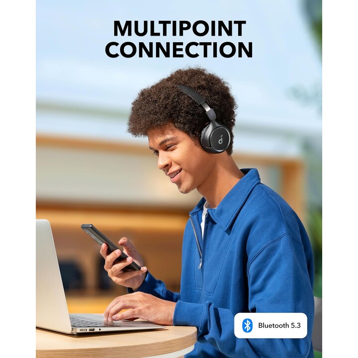 Soundcore H30i Schwarz – Bluetooth-Kopfhörer