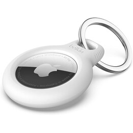 Portachiavi Belkin per supporto sicuro airtag bianco