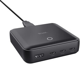 Trust Maxo caricatore da tavolo 3xUSB-C 1xUSB-A 100W nero