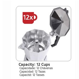 Caffettiera italiana Haeger 12 tazze