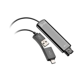 HP Poly Adaptateur Poly DA75 USB vers QD Noir TAA
