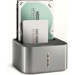Axagon Adsa-Dc Usb3.2 Gen1 Dock Station 2X Sata 6G Clone Dual Hdd Asmedia