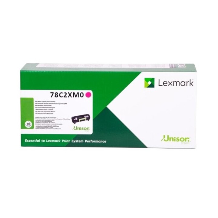 Lexmark 78C2XM0 Tóner Magenta Original