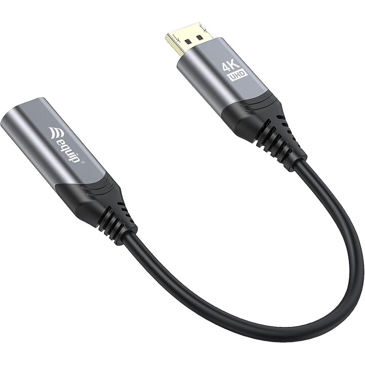 EQUIP DisplayPort 1.2 zu HDMI-Adapter 4K/60Hz 0,15 m