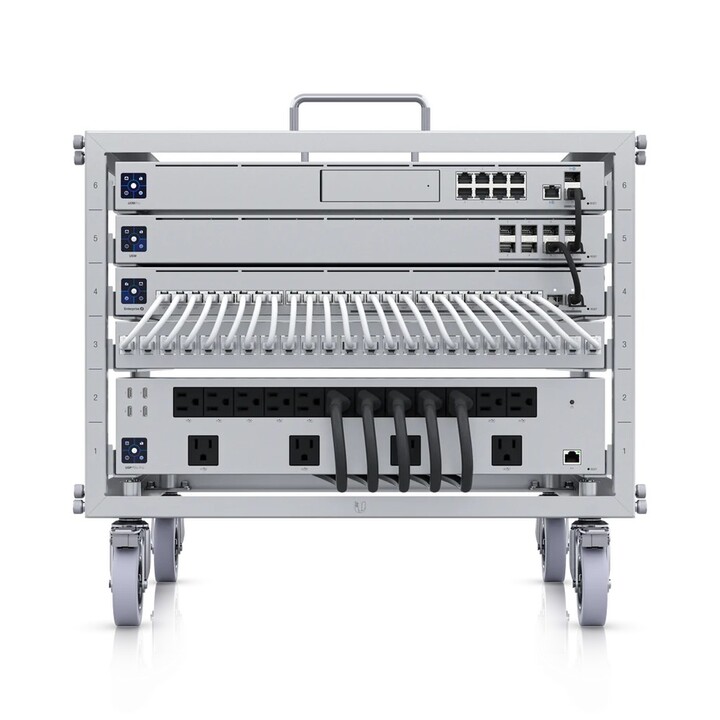 Ubiquiti U-rack-6u-tl Unifi Open Frame 6U Rack mobile, sans outil