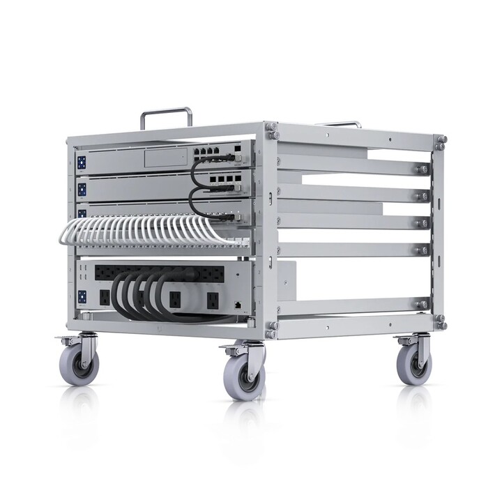 Ubiquiti U-rack-6u-tl Unifi Open Frame 6U Rack mobile, sans outil