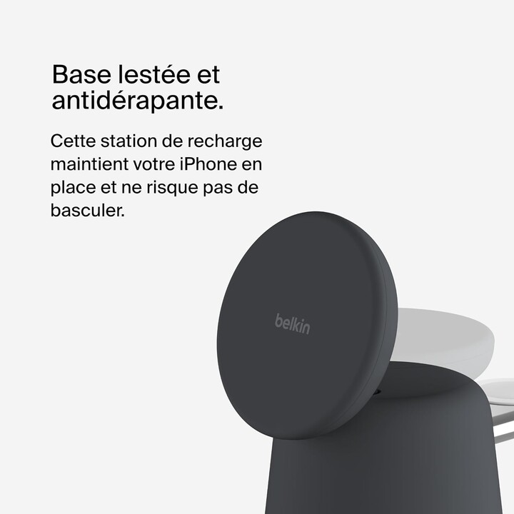 Belkin BoostCharge Pro MagSafe 2-in-1 Ladegerät 15w Schwarz