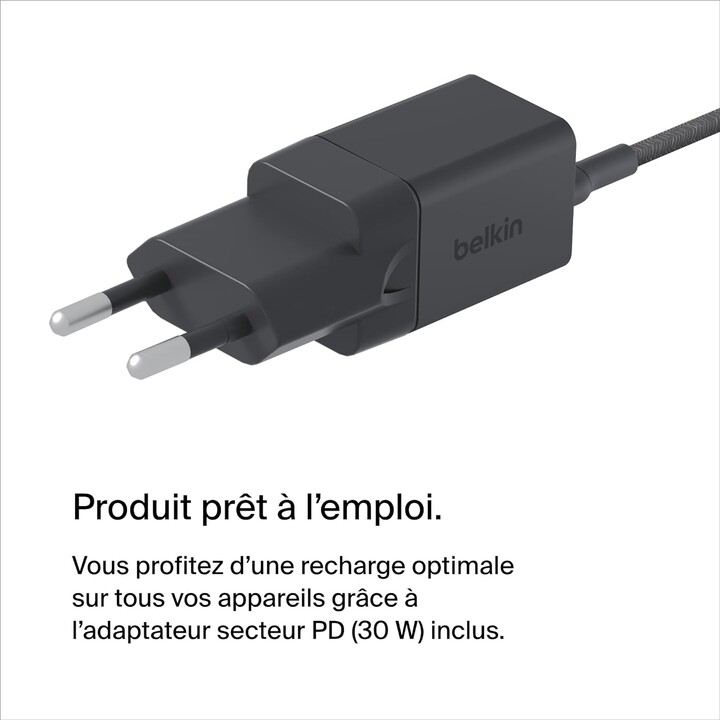 Belkin BoostCharge Pro MagSafe 2-in-1 Ladegerät 15w Schwarz