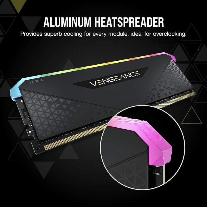 Corsair Vengeance Rgb Rs 32Gb 2X16Gb Ddr4 3200 Pc4-25600