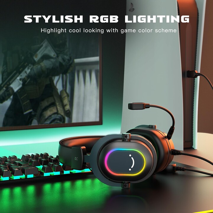 Fifine AmpliGame H6 USB Nero - Cuffie da gioco