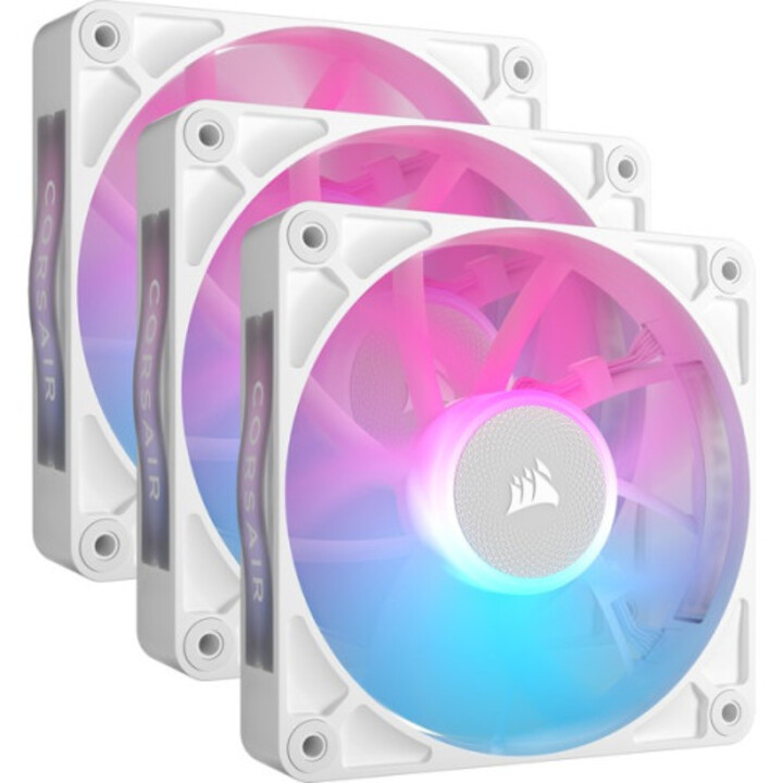 Corsair Rx Rgb Series Case Fan Icue Link Rx120 Rgb White Triple Pack Co-9051022-ww