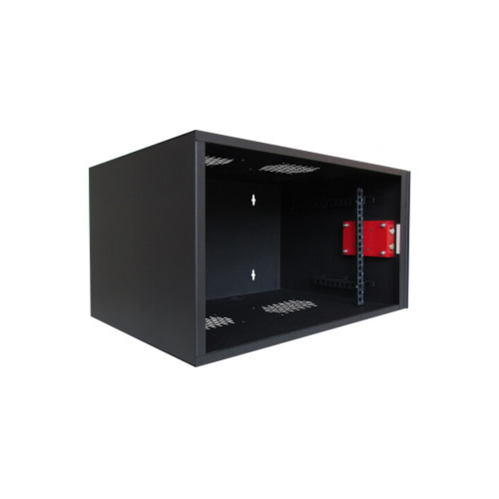 Wp Wandmontage-Rack 19" RWS Serie 6U BxTxH: 560x400x400 mm, Schwarz RAL 9005