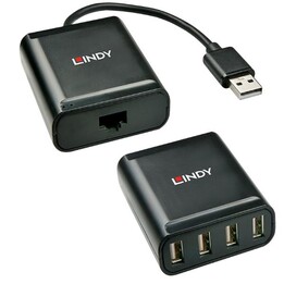 USB 2.0 cat.5 extensible 60 m, 4 ports
